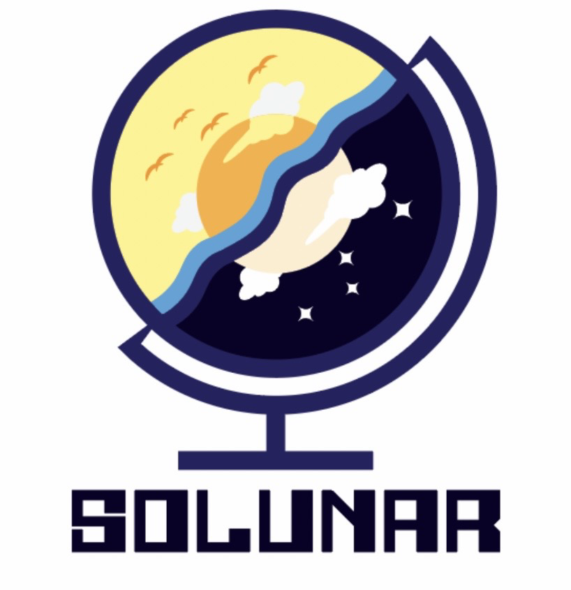 Solunar 日月地球儀品牌標誌